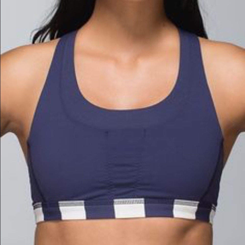 lululemon Stuff Your Bra Sports Bra Cadet Blue 10